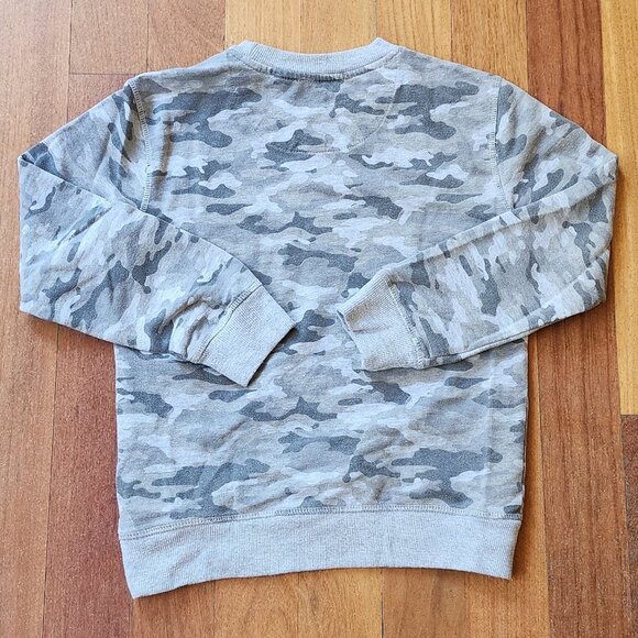 Hudson Gray Camo Crew Neck Sweatshirt Size Small - Picture 7 of 7